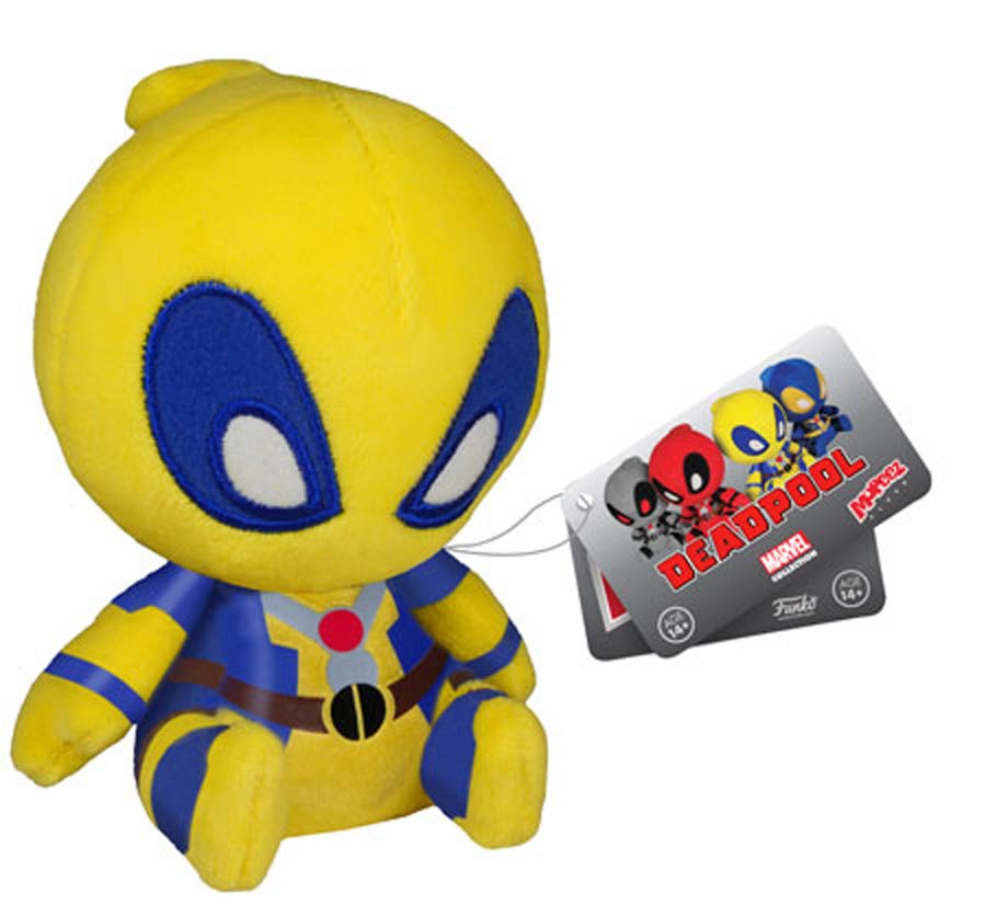 Mopeez Marvel Comics Deadpool Inverse Yellow Plushie