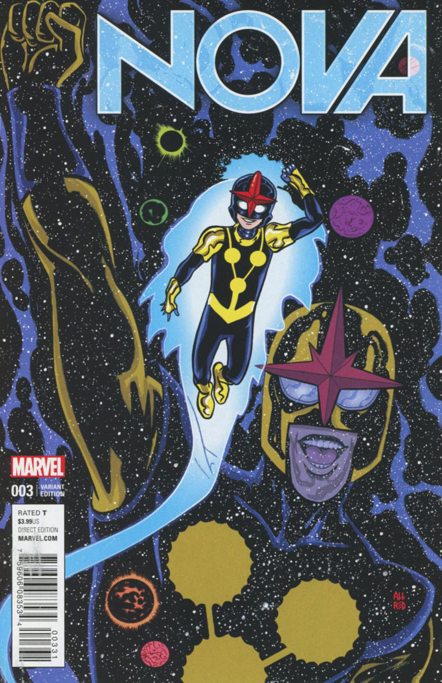 Nova Vol 6 #3 Cover C Incentive Michael Allred Variant Cover