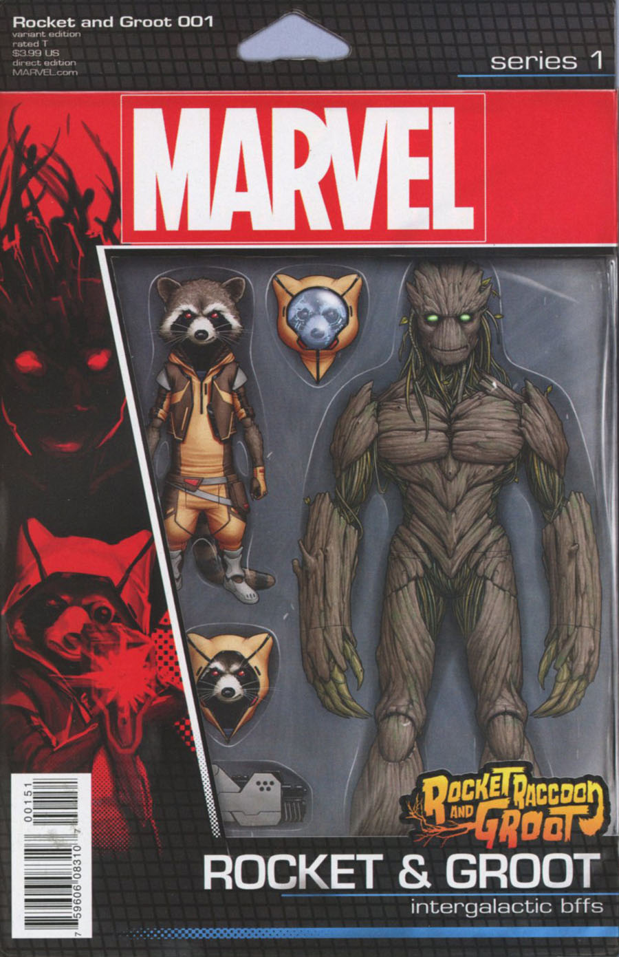 Rocket Raccoon And Groot #1 Cover C Variant John Tyler Christopher Action Figure Cover