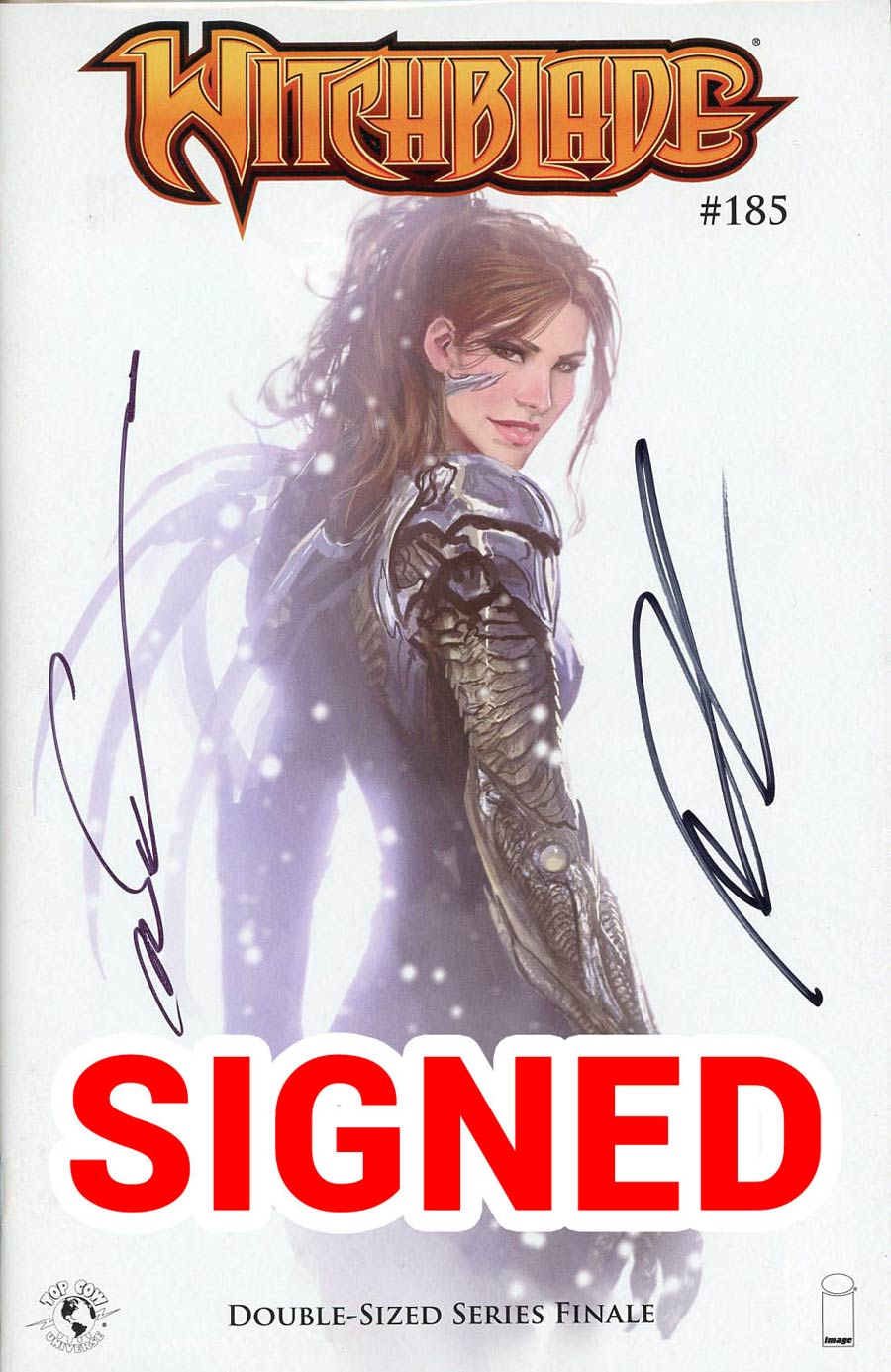 Witchblade #185 Cover D Incentive Stjepan Sejic Variant Cover Signed By Matt Hawkins & Marc Silvestri