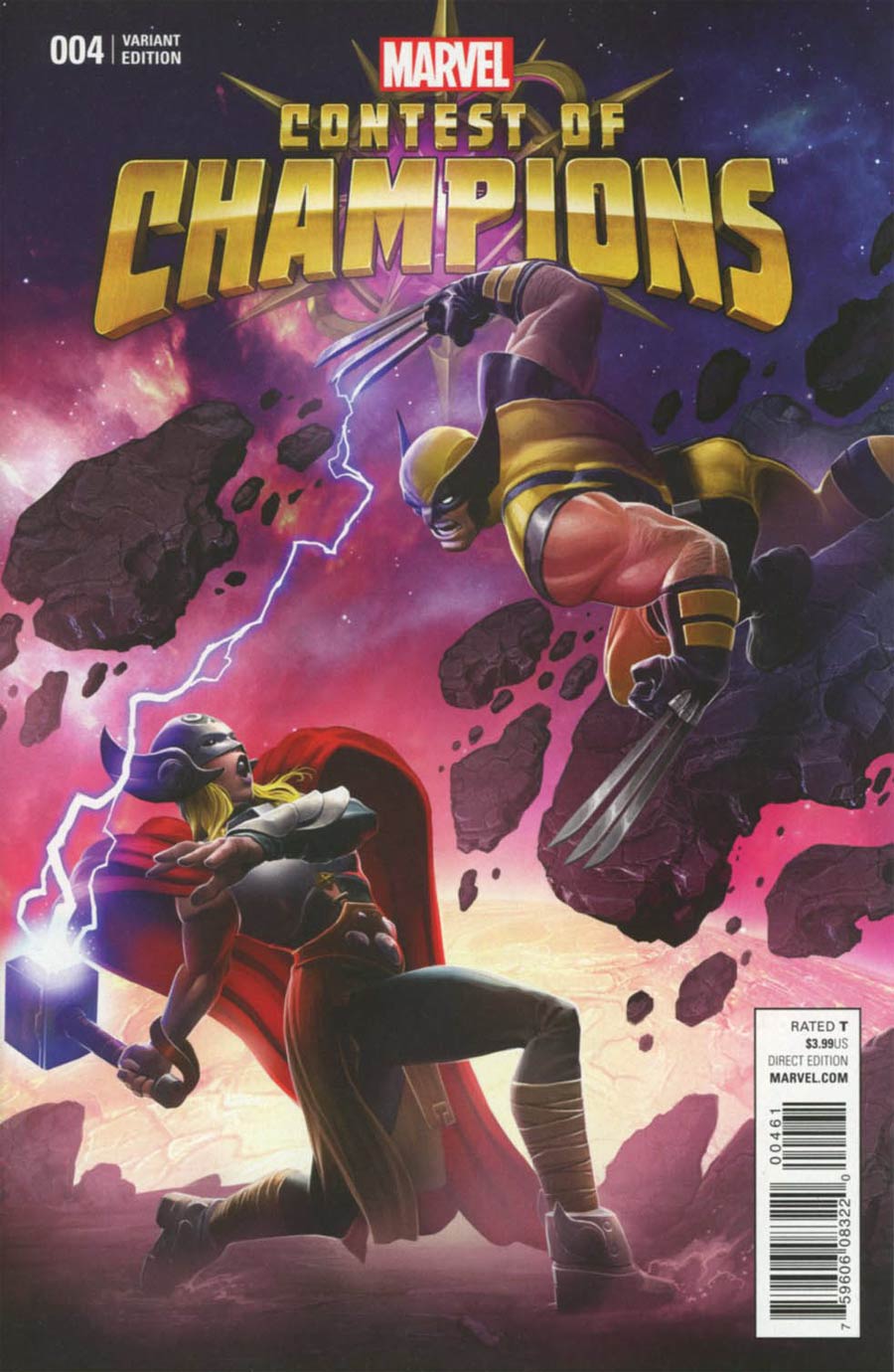 Contest Of Champions Vol 3 #4 Cover D Incentive Kabam Contest Of Champions Game Variant Cover