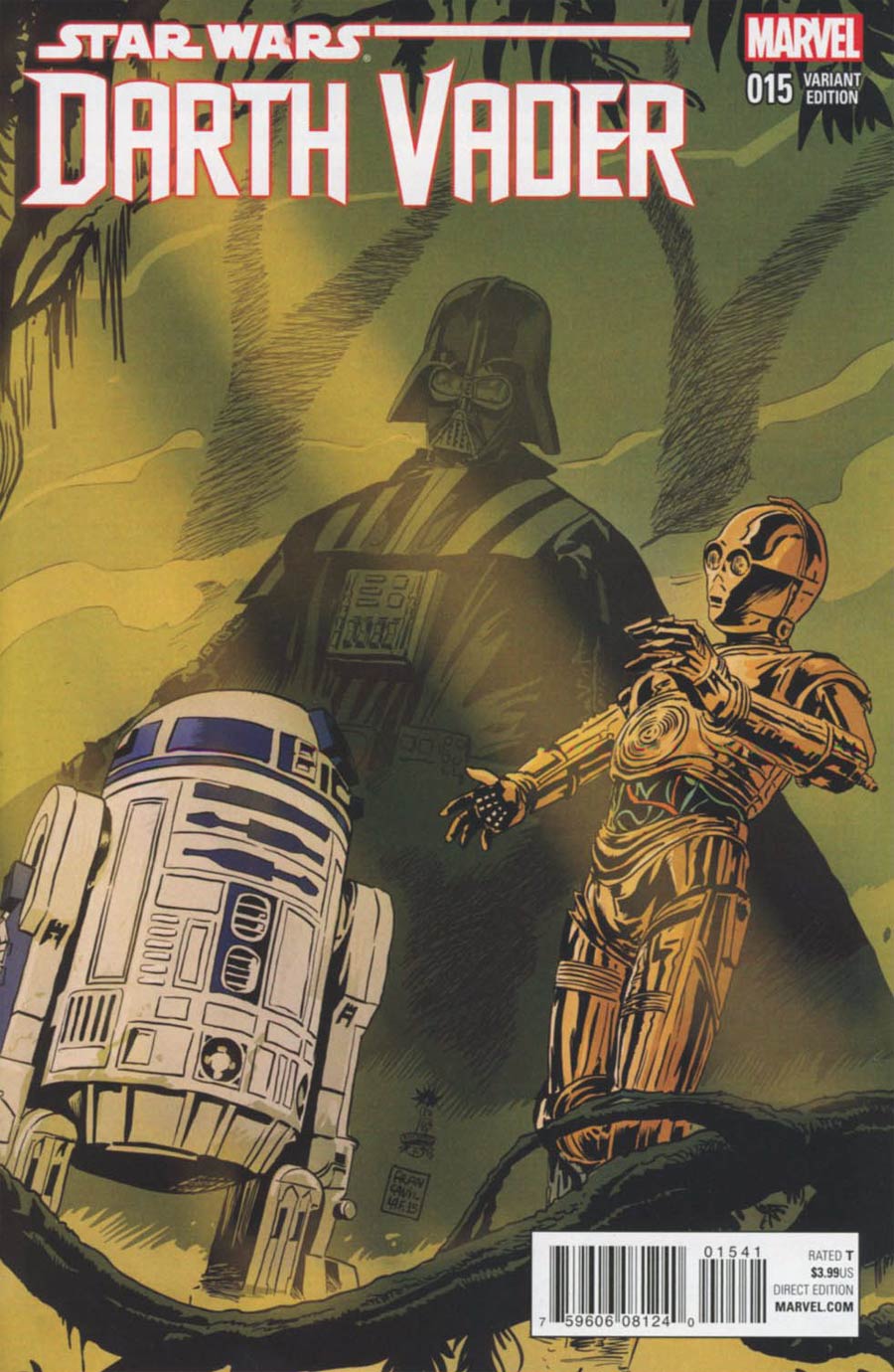 Darth Vader #15 Cover C Incentive Francesco Francavilla Variant Cover (Vader Down Part 6)