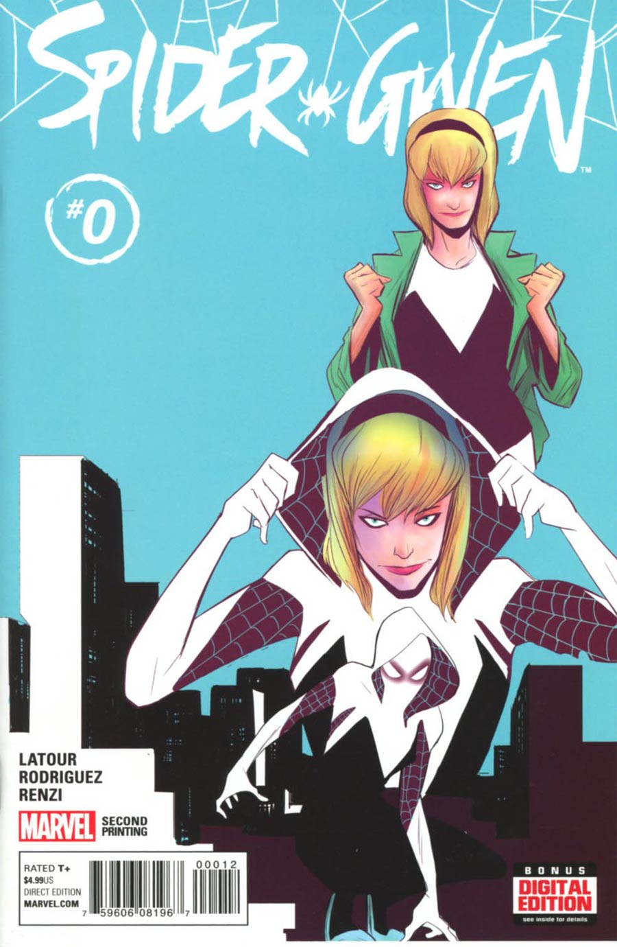 Spider-Gwen Vol 2 #0 Cover B 2nd Ptg Robbi Rodriguez Variant Cover