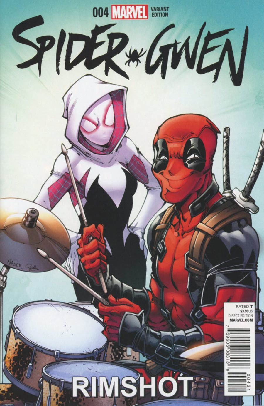 Spider-Gwen Vol 2 #4 Cover B Incentive Todd Nauck Deadpool Variant Cover