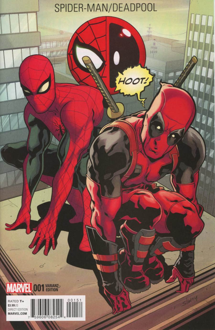 Spider-Man Deadpool #1 Cover E Incentive Deadpool Variant Cover