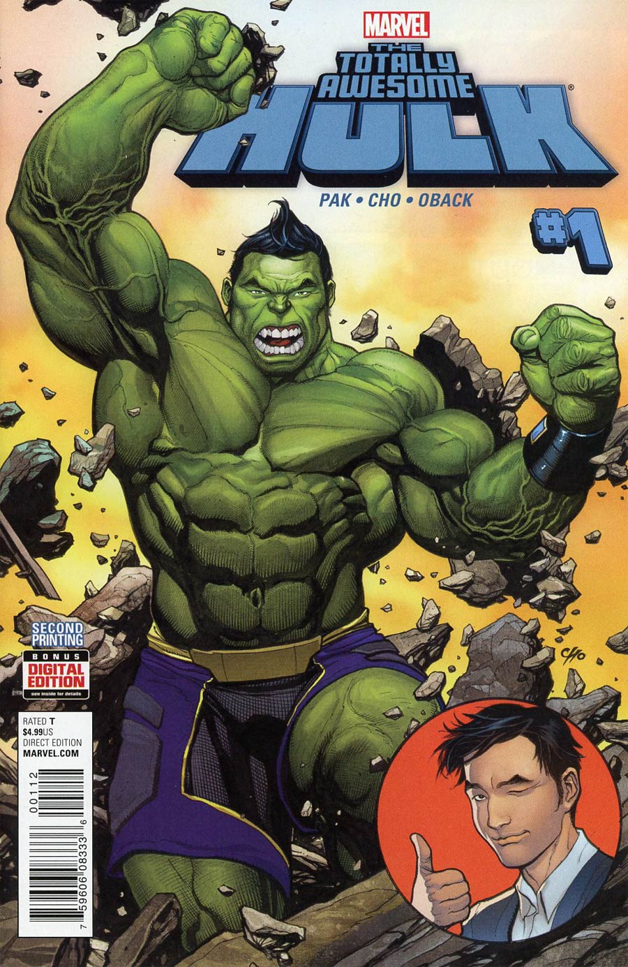 Totally Awesome Hulk #1 Cover H 2nd Ptg Frank Cho Variant Cover