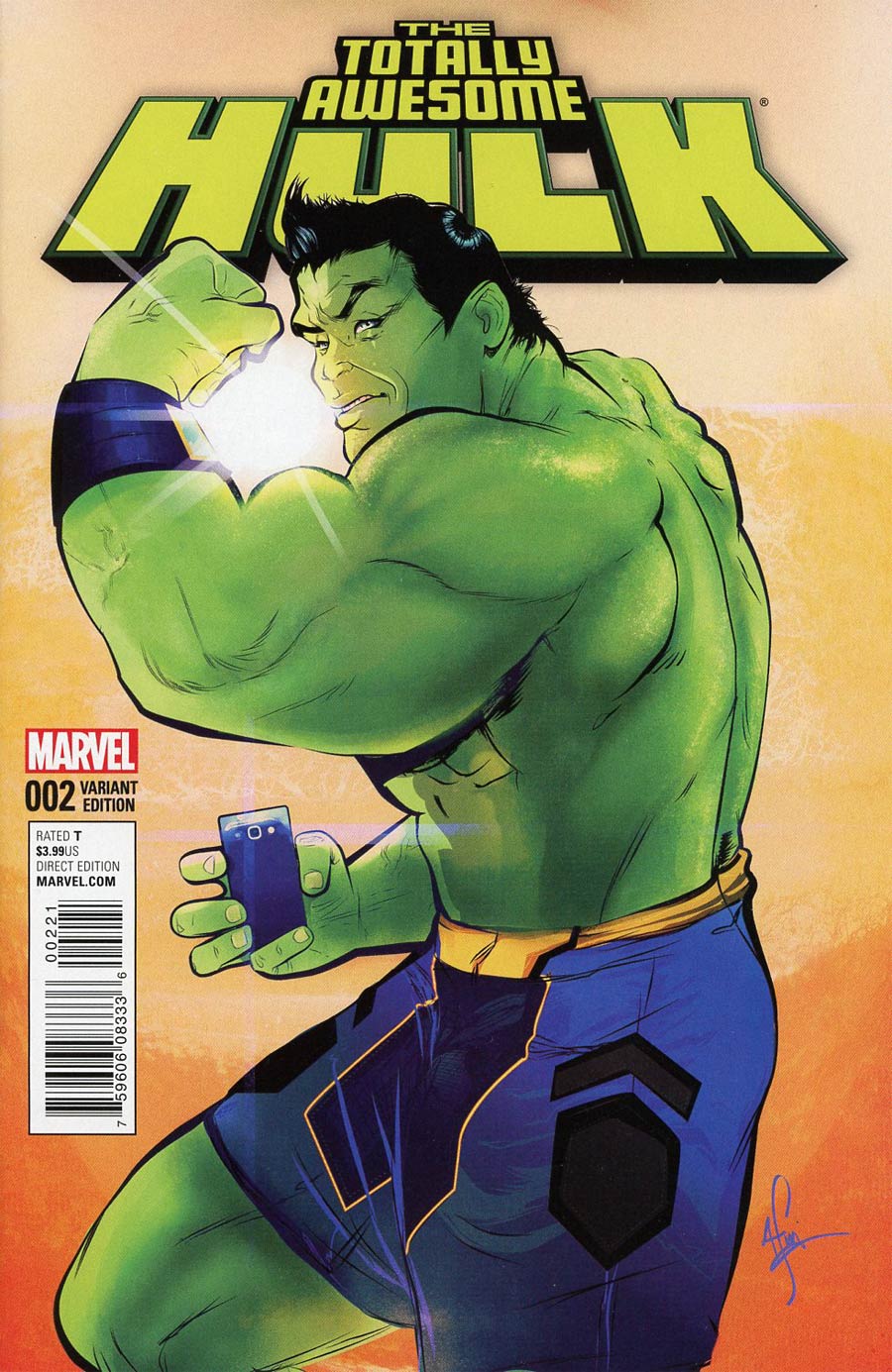 Totally Awesome Hulk #2 Cover B Incentive Afua Richardson Variant Cover