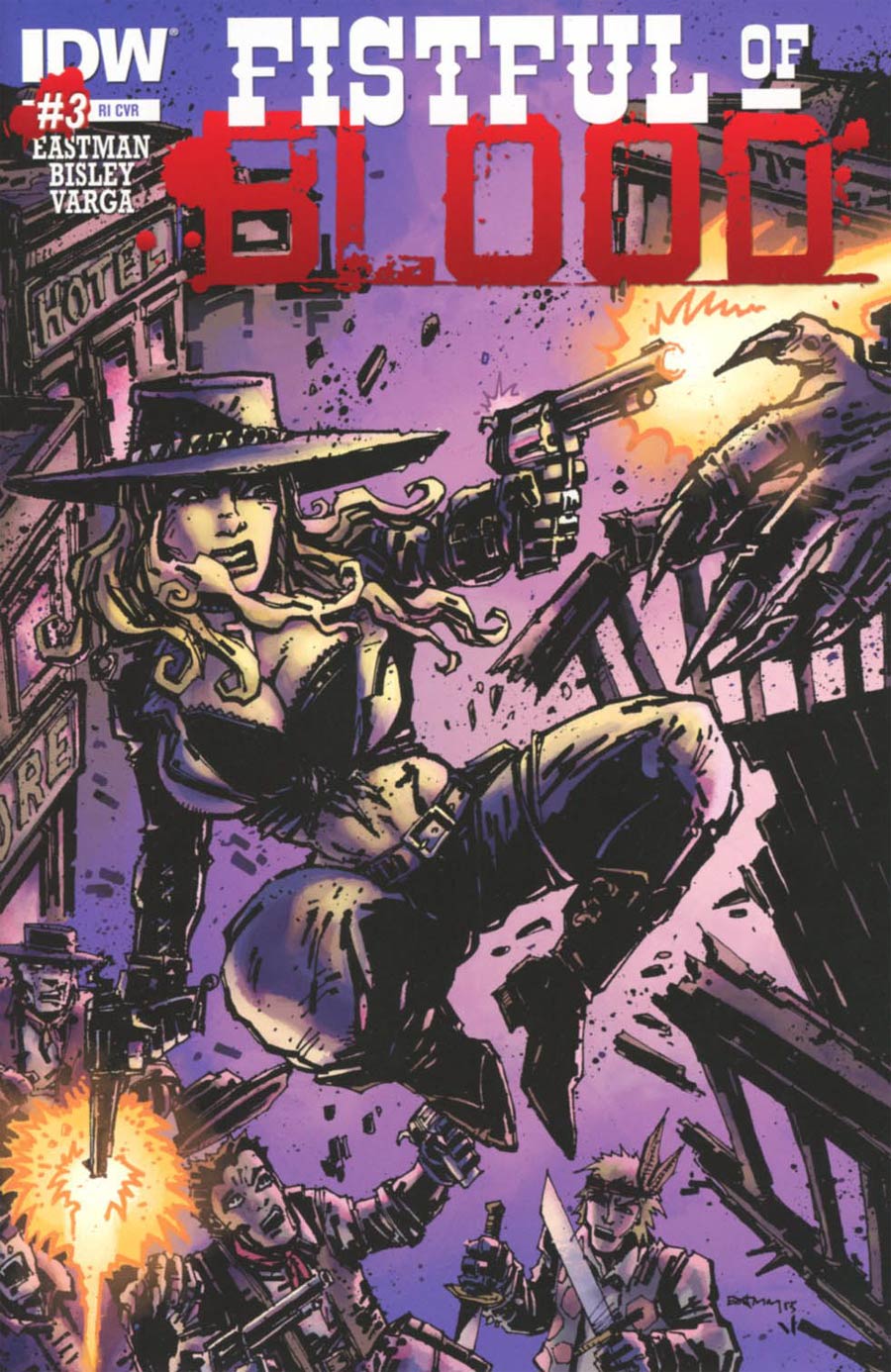 Fistful Of Blood #3 Cover C Incentive Kevin Eastman Variant Cover