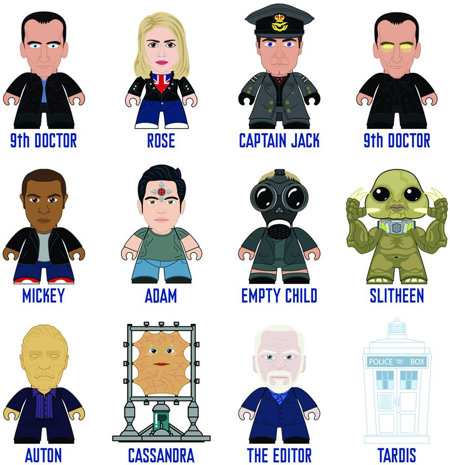 Doctor Who Titans 9th Doctor Mini Figure Blind Mystery Box 20-Piece Display