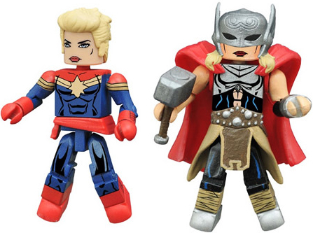 Marvel Minimates Series 64 Secret Wars Captain Marvel & Thor 2-Pack