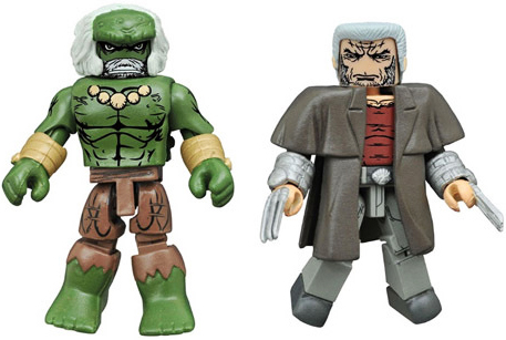 Marvel Minimates Series 64 Secret Wars Old Man Logan & Maestro Hulk 2-Pack