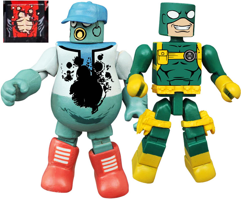 Marvel Minimates Series 65 Deadpool Mascot Deadpool & Bob The Hydra Goon 2-Pack