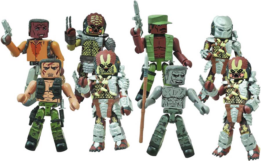 Predator Minimates Series 1 Complete Set Of 3 (Includes Harrigan)