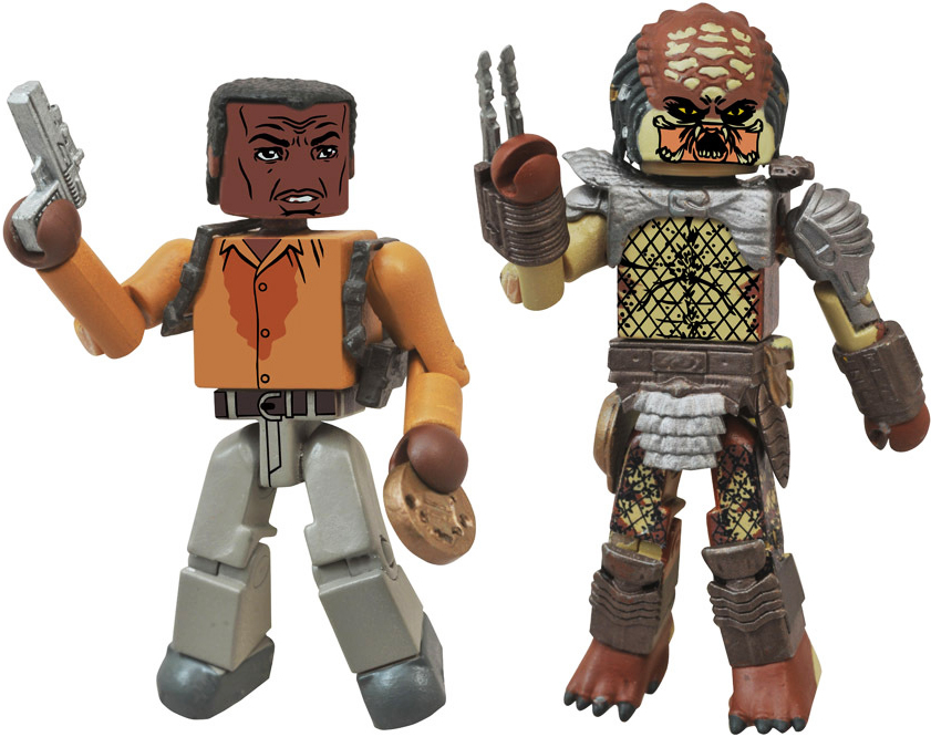 Predator Minimates Series 1 Harrigan & City Hunter Predator 2-Pack