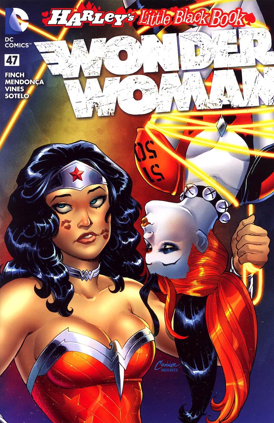 Wonder Woman Vol 4 #47 Cover C Variant Amanda Conner Harley Quinn Cover Without Polybag Color
