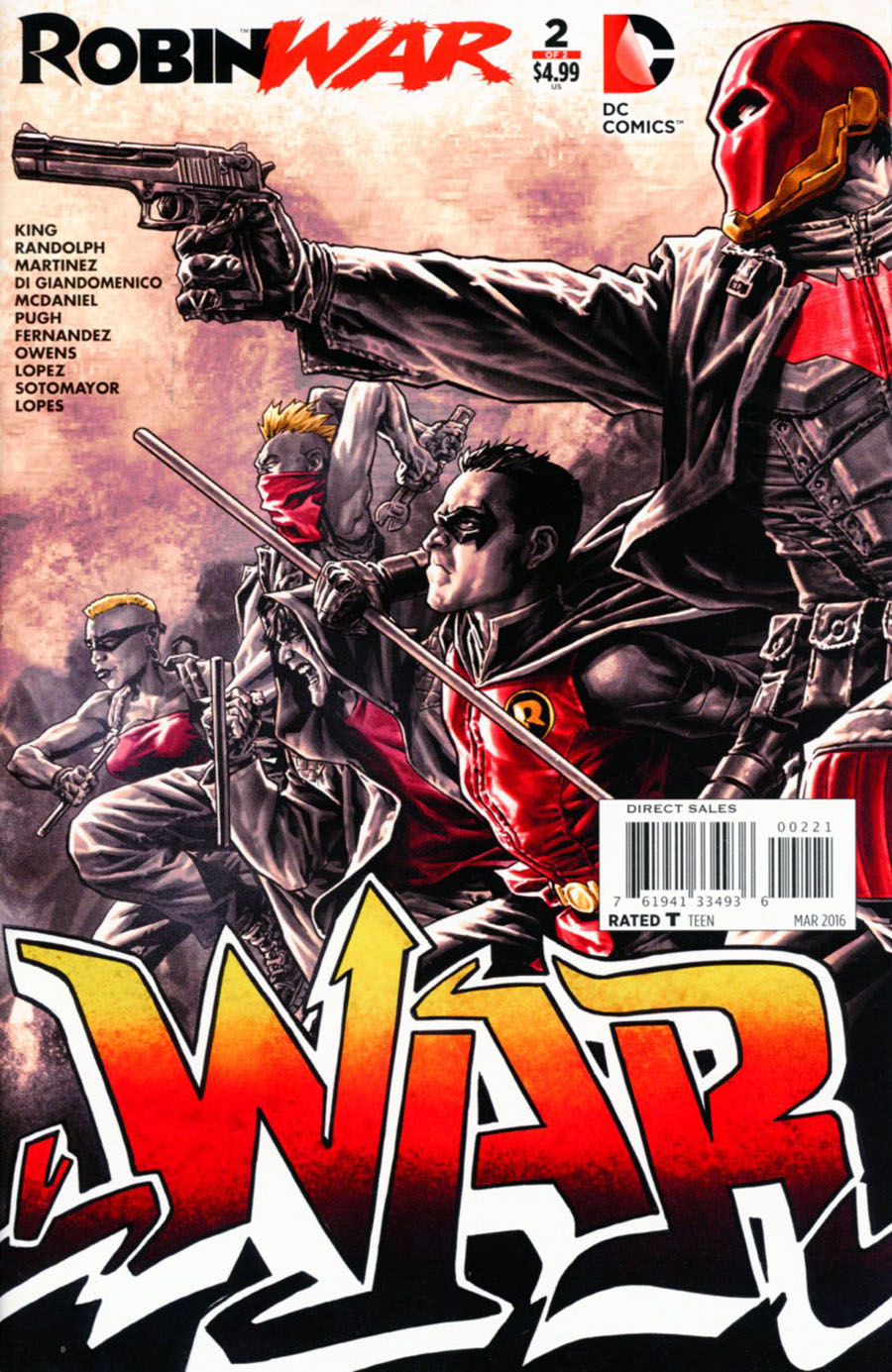 Robin War #2 Cover B Incentive Lee Bermejo Variant Cover (Robin War Part 6)