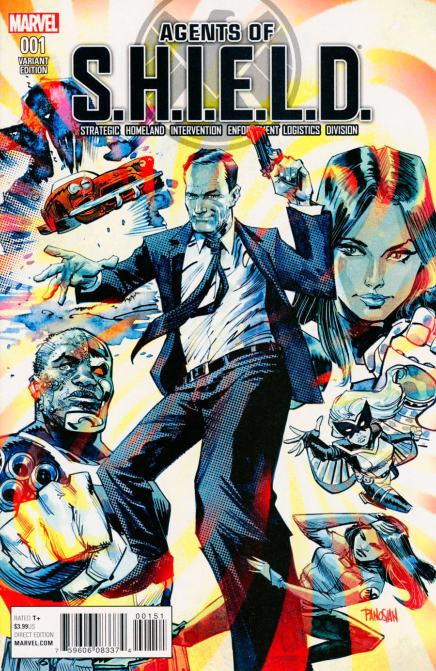Agents Of S.H.I.E.L.D. #1 Cover D Incentive Dan Panosian Variant Cover