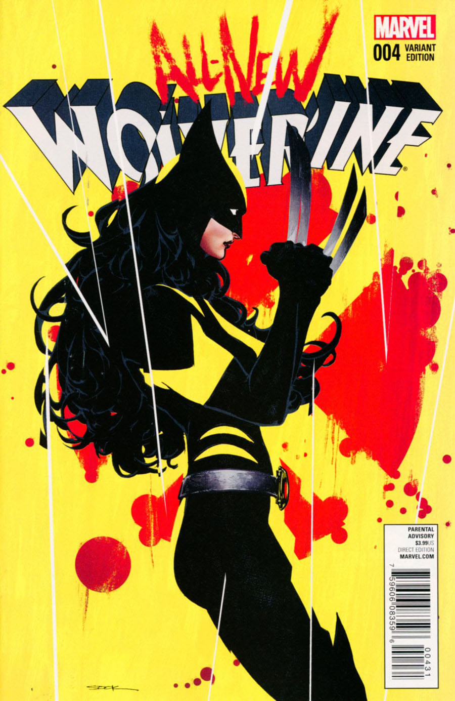 All-New Wolverine #4 Cover C Incentive Ryan Sook Variant Cover