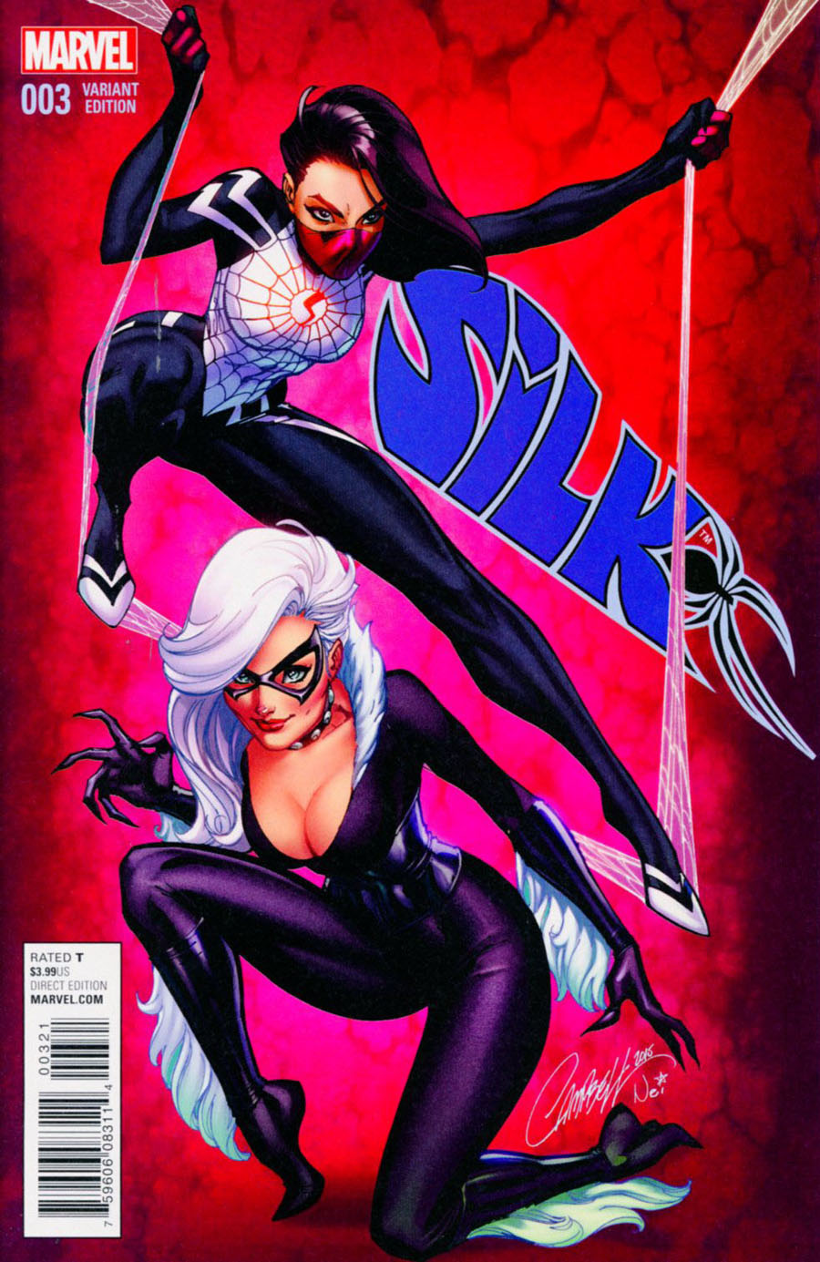 Silk Vol 2 #3 Cover B Incentive J Scott Campbell Variant Cover