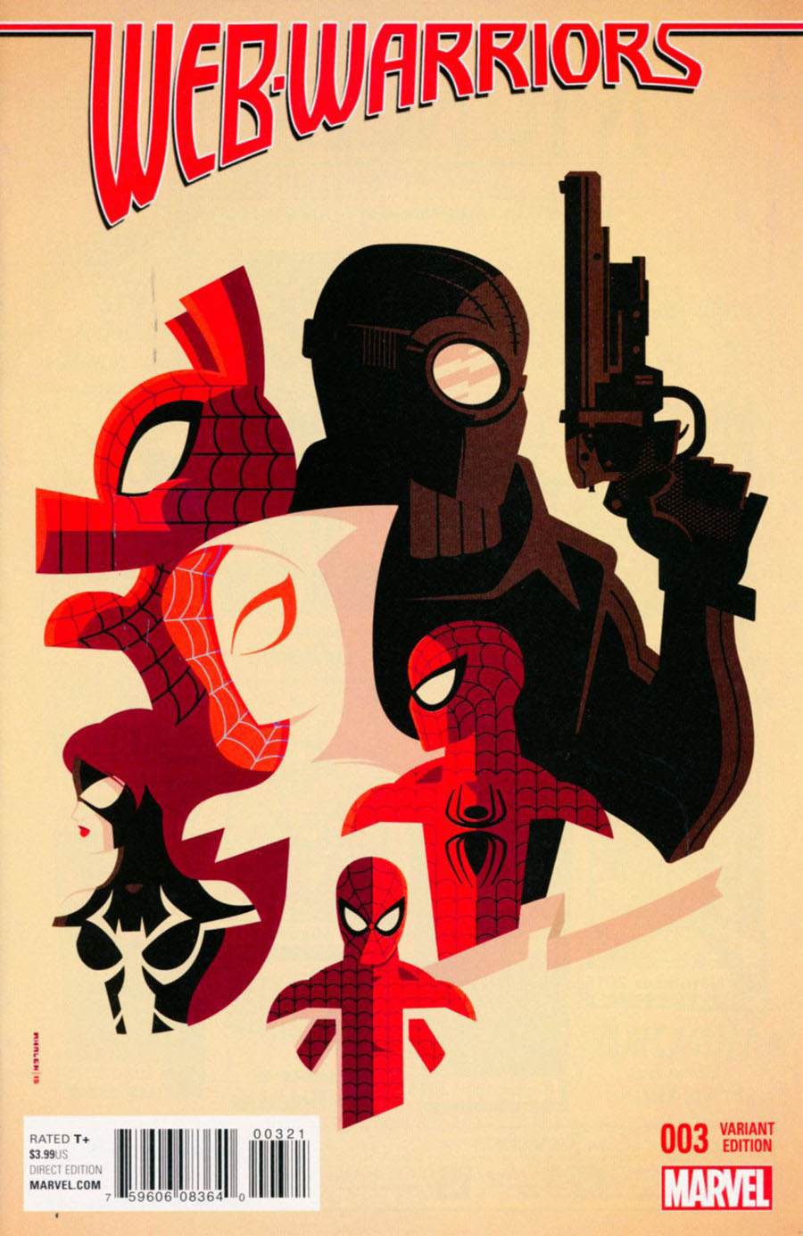 Web Warriors #3 Cover B Incentive Tom Whalen Variant Cover
