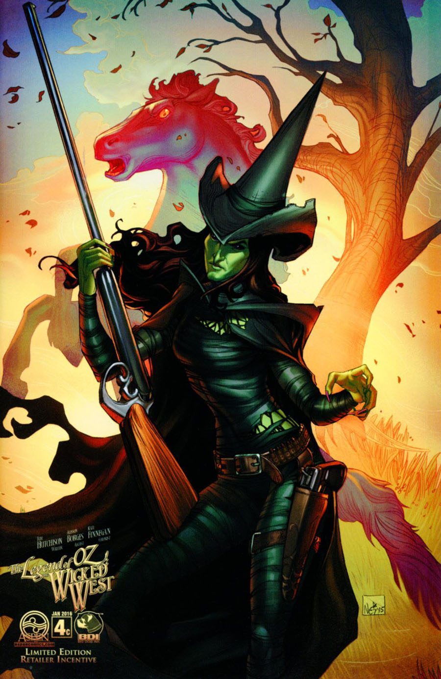 Legend Of Oz The Wicked West Vol 3 #4 Cover C Incentive Nei Ruffino Variant Cover