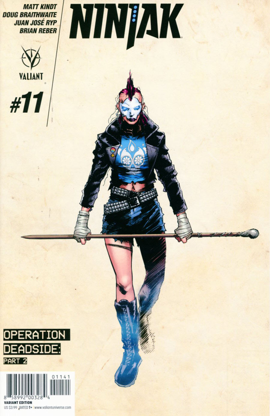 Ninjak Vol 3 #11 Cover D Incentive Trevor Hairsine Character Design Variant Cover