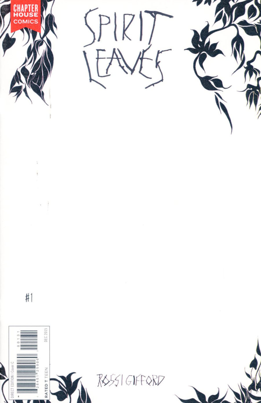 Spirit Leaves #1 Cover C Variant Blank Cover