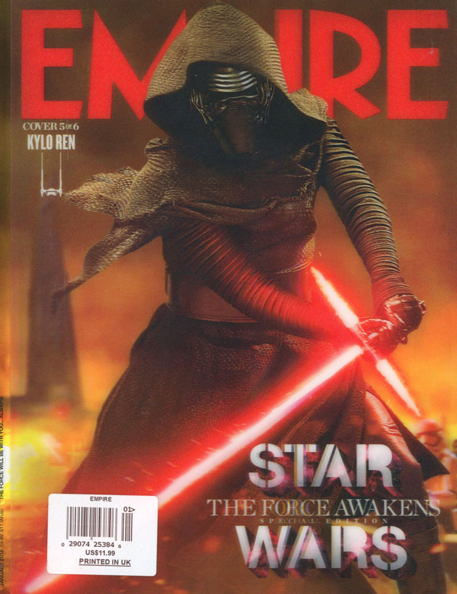 Empire UK Star Wars The Force Awakens Special Edition Jan 2016
