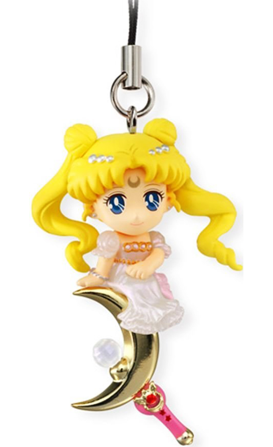 Sailor Moon Twinkle Dolly Vol 3 Princess Serenity & Moon Stick Necklace Charm Figure
