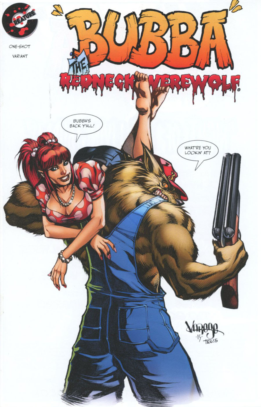 Bubba The Redneck Werewolf One Shot Cover B Regular Jose Varese Cover