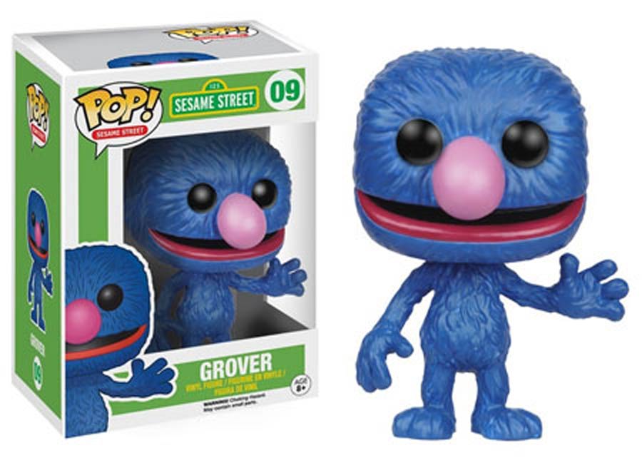 POP Television Sesame Street 09 Grover Vinyl Figure
