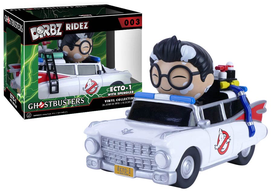 Dorbz Ridez 003 Ghosbusters Ecto-1 With Egon Spengler Vinyl Figures