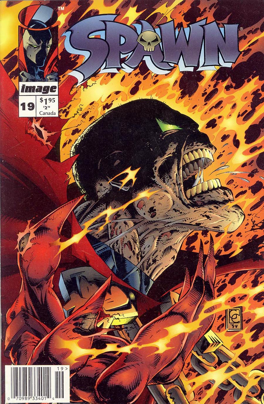 Spawn #19 Cover B Newsstand Edition