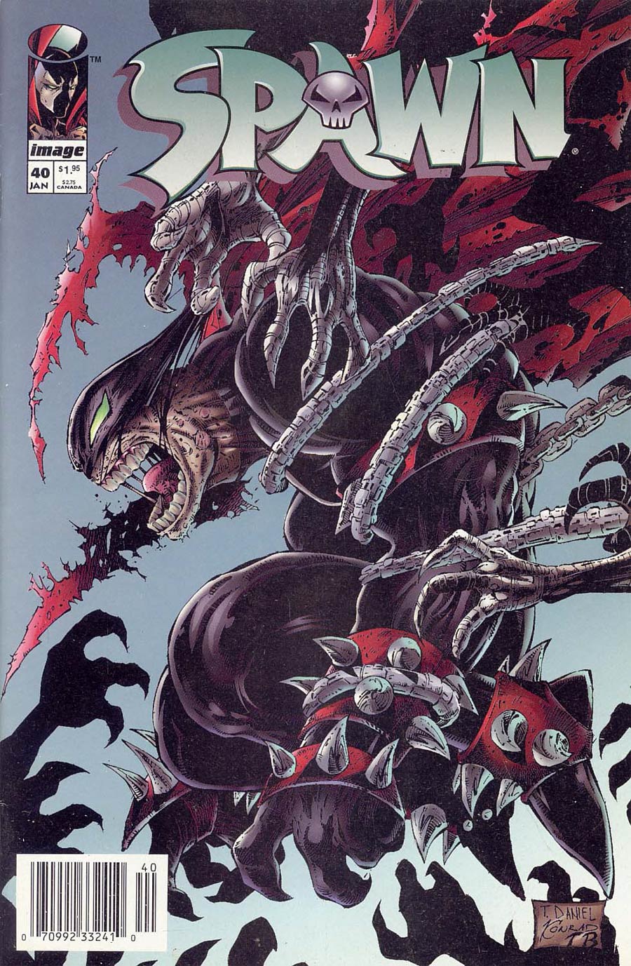 Spawn #40 Cover B Newsstand Edition
