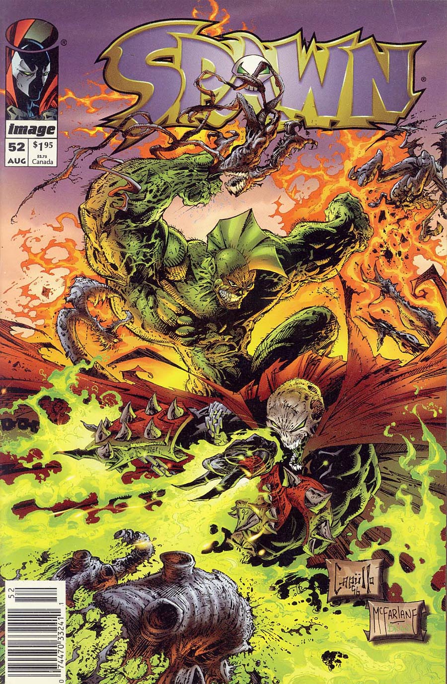 Spawn #52 Cover B Newsstand Edition