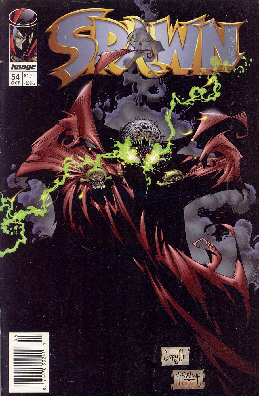 Spawn #54 Cover B Newsstand Edition