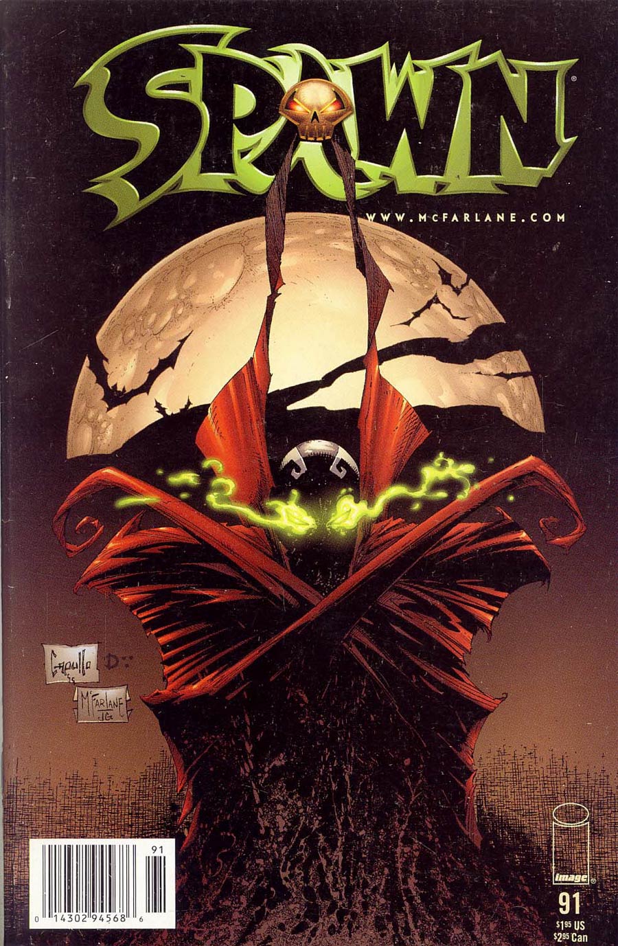 Spawn #91 Cover B Newsstand Edition