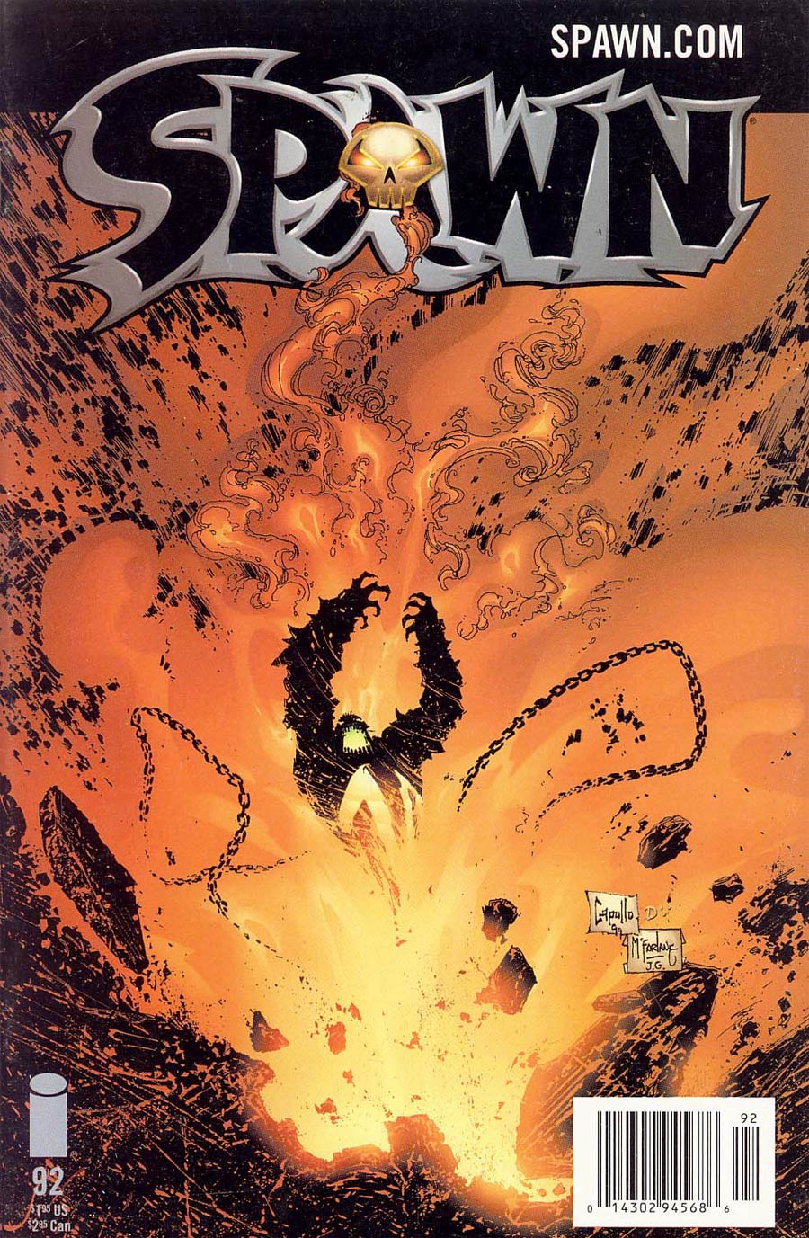 Spawn #92 Cover B Newsstand Edition