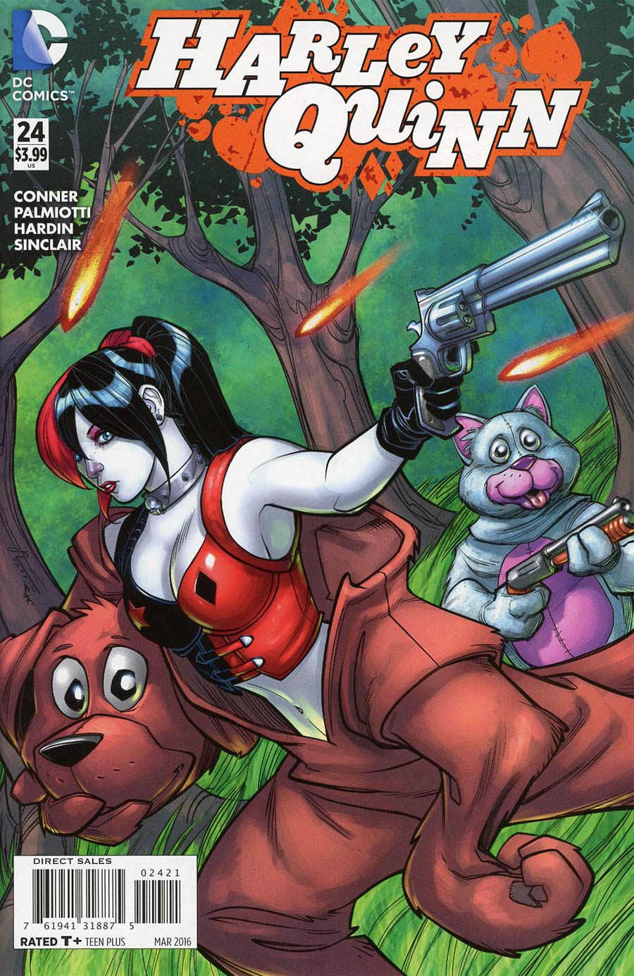 Harley Quinn Vol 2 #24 Cover B Incentive Amanda Conner Variant Cover