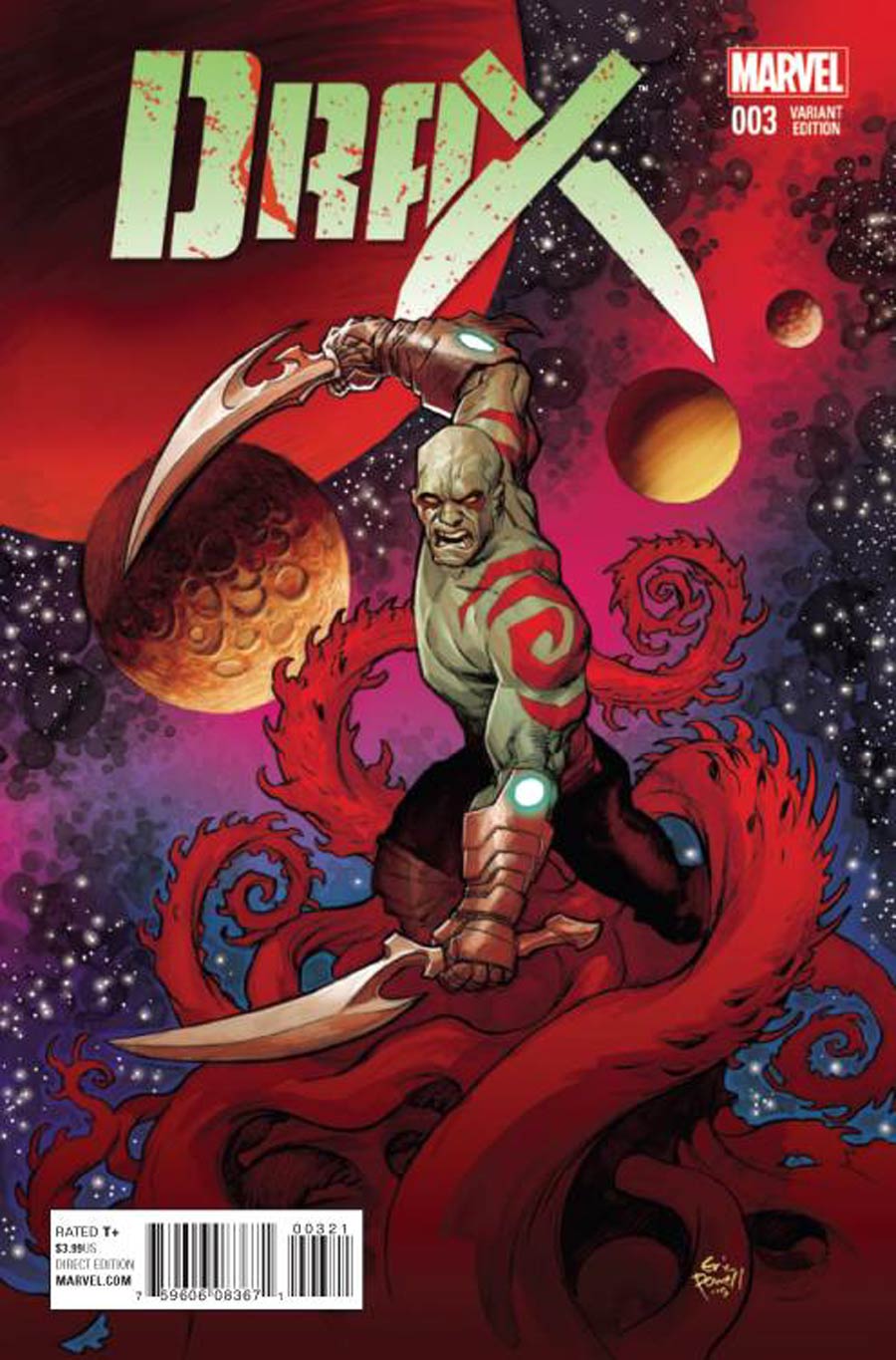 Drax #3 Cover B Incentive Eric Powell Variant  Cover
