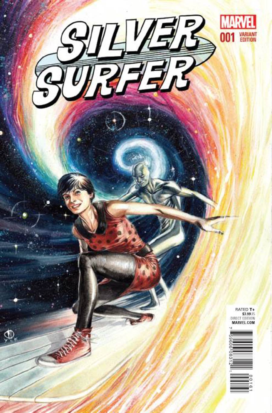 Silver Surfer Vol 7 #1 Cover E Incentive Marco Rudy Variant Cover