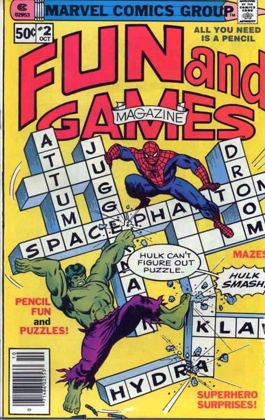 Marvel Fun and Games #2 Cover A Unused