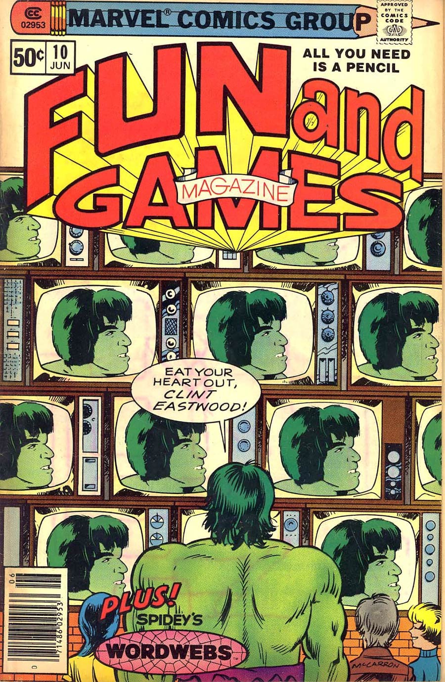 Marvel Fun and Games #10 Cover B Used