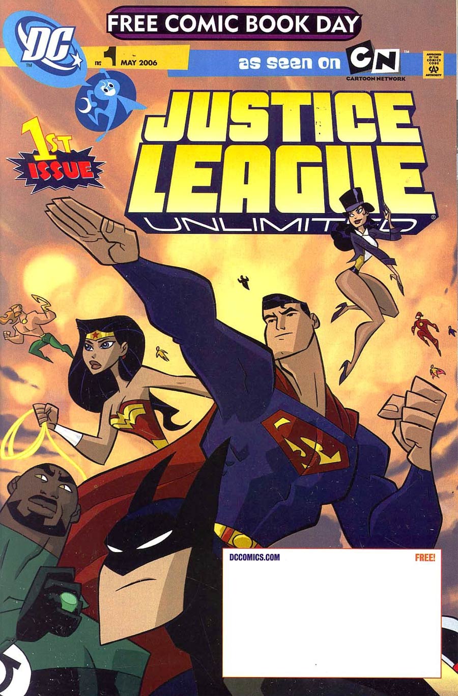 Justice League Unlimited (Animated) #1 FCBD 2006