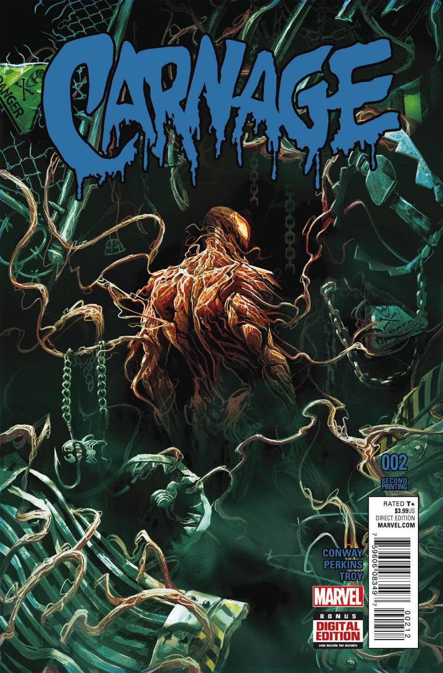 Carnage Vol 2 #2 Cover C 2nd Ptg Michael Del Mundo Variant Cover