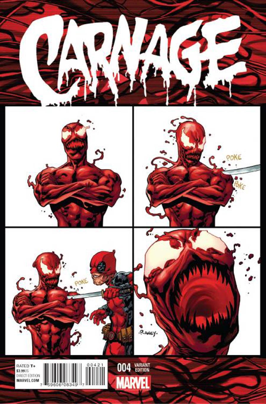 Carnage Vol 2 #4 Cover B Incentive Deadpool Variant Cover