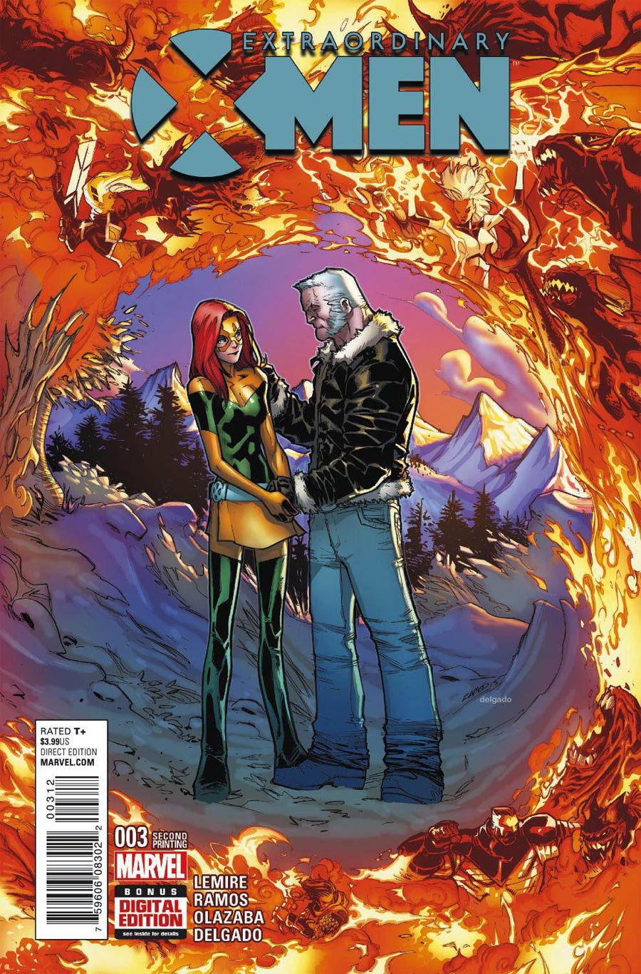 Extraordinary X-Men #3 Cover C 2nd Ptg Humberto Ramos Variant Cover