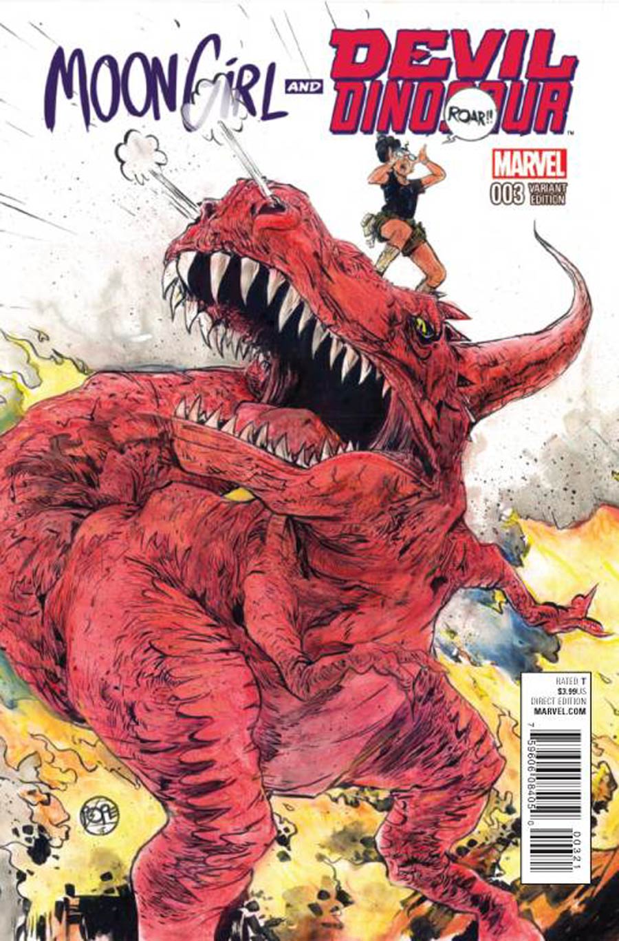 Moon Girl And Devil Dinosaur #3 Cover B Incentive Paul Pope Variant Cover