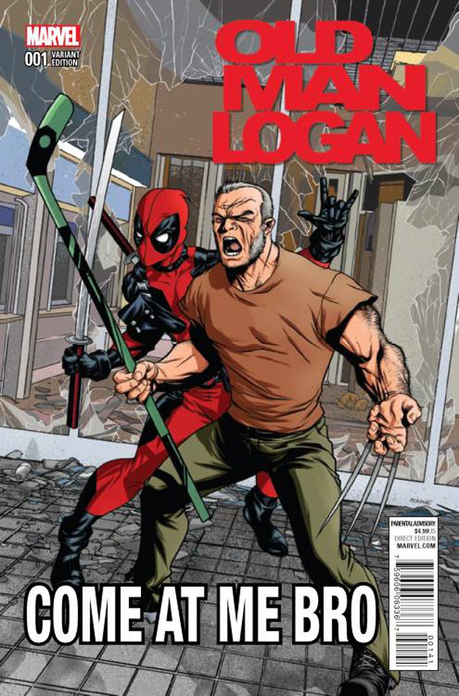 Old Man Logan Vol 2 #1 Cover D Incentive Mike McKone Deadpool Variant Cover