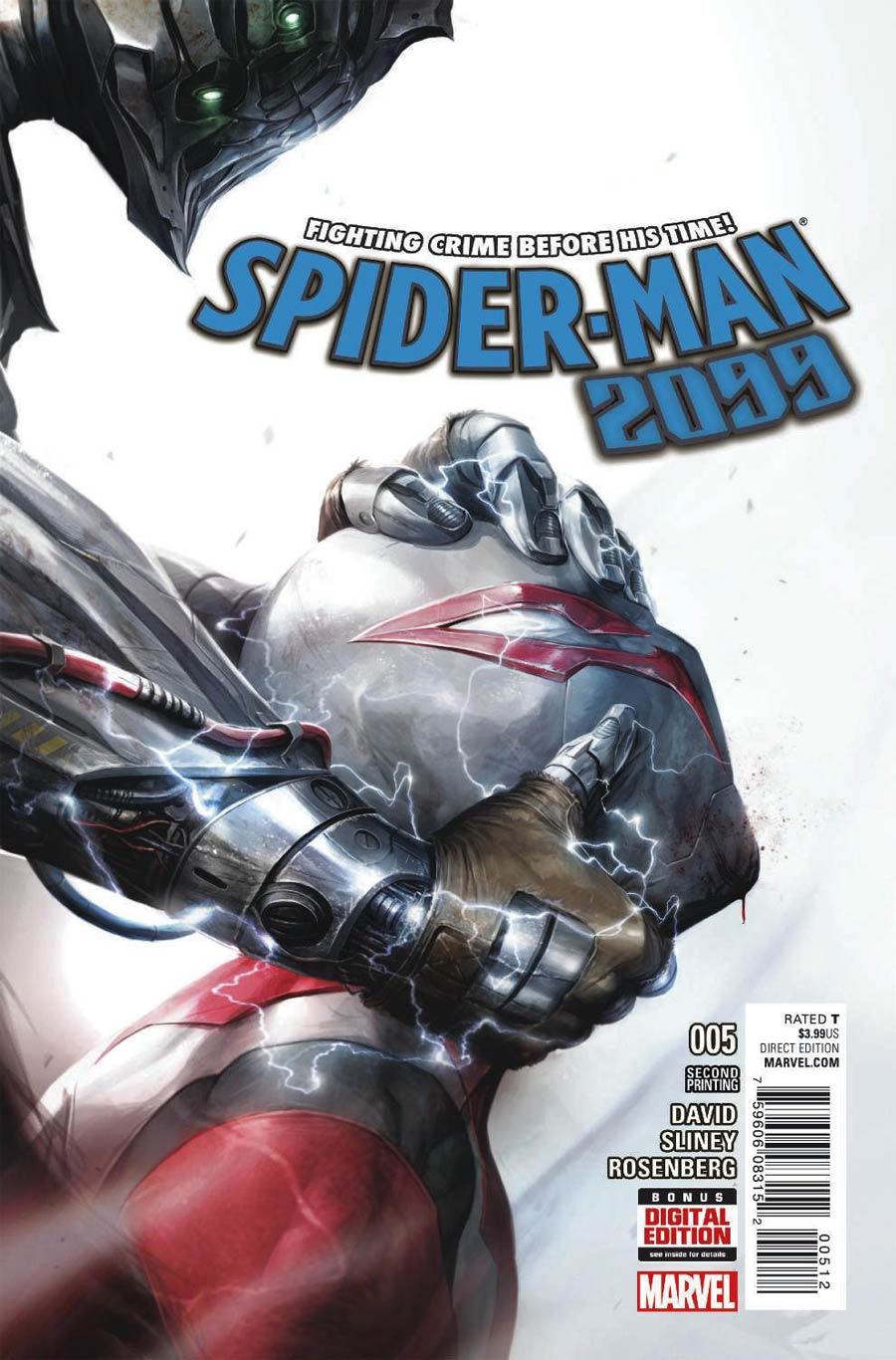 Spider-Man 2099 Vol 3 #5 Cover B 2nd Ptg Francesco Mattina Variant Cover